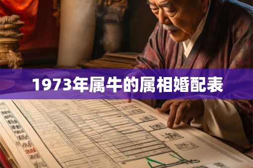 1973年属牛的属相婚配表 1973年属牛的属相婚配表