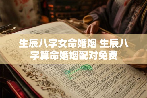 生辰八字女命婚姻 生辰八字算命婚姻配对免费 生辰八字女命婚姻 生辰八字算命婚姻配对免费