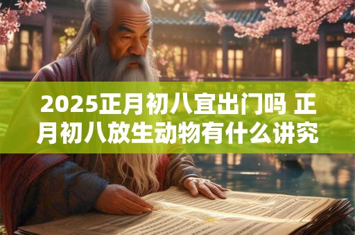 2025正月初八宜出门吗 正月初八放生动物有什么讲究吗 2025正月初八宜出门吗 正月初八放生动物有什么讲究吗