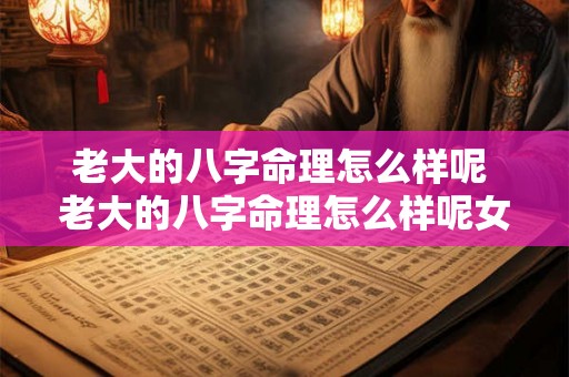 老大的八字命理怎么样呢 老大的八字命理怎么样呢女生 老大的八字命理怎么样呢 老大的八字命理怎么样呢女生