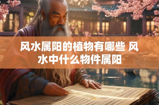 风水属阳的植物有哪些 风水中什么物件属阳
