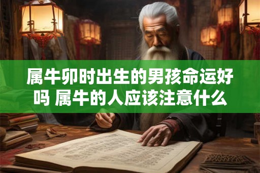 属牛卯时出生的男孩命运好吗 属牛的人应该注意什么