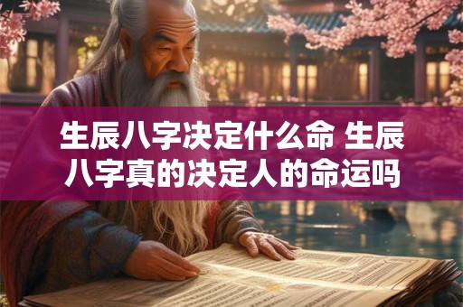 生辰八字决定什么命 生辰八字真的决定人的命运吗 生辰八字决定什么命 生辰八字真的决定人的命运吗