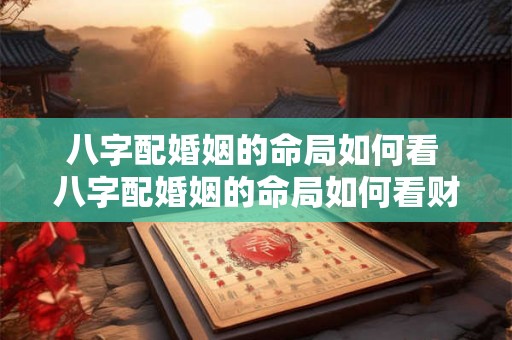八字配婚姻的命局如何看 八字配婚姻的命局如何看财运 八字配婚姻的命局如何看 八字配婚姻的命局如何看财运