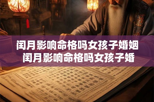 闰月影响命格吗女孩子婚姻 闰月影响命格吗女孩子婚姻怎么样 闰月影响命格吗女孩子婚姻 闰月影响命格吗女孩子婚姻怎么样