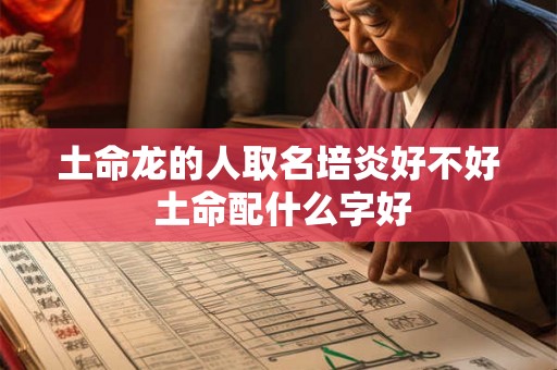 土命龙的人取名培炎好不好 土命配什么字好 土命龙的人取名培炎好不好 土命配什么字好