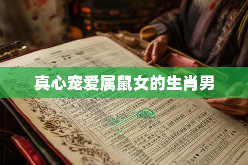 真心宠爱属鼠女的生肖男 真心宠爱属鼠女的生肖男