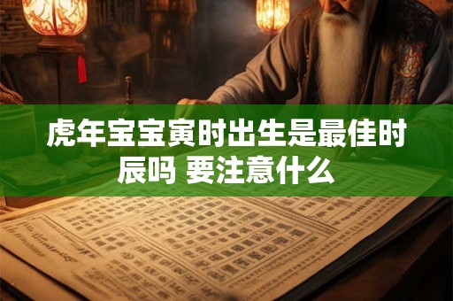 虎年宝宝寅时出生是最佳时辰吗 要注意什么 虎年宝宝寅时出生是最佳时辰吗 要注意什么