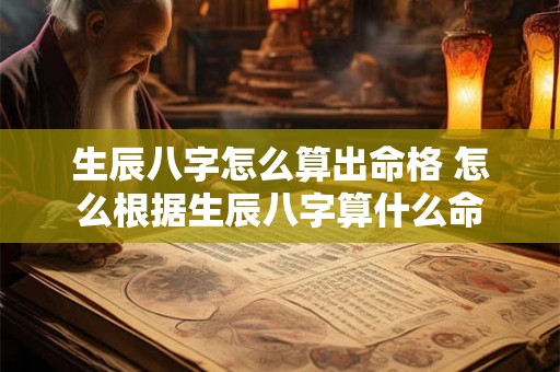 生辰八字怎么算出命格 怎么根据生辰八字算什么命 生辰八字怎么算出命格 怎么根据生辰八字算什么命