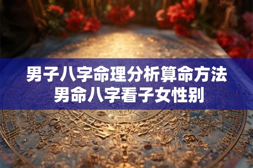 男子八字命理分析算命方法 男命八字看子女性别 男子八字命理分析算命方法 男命八字看子女性别