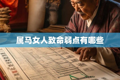 属马女人致命弱点有哪些 属马女人致命弱点有哪些
