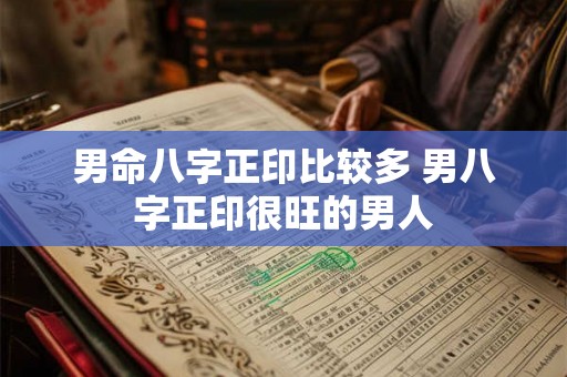 男命八字正印比较多 男八字正印很旺的男人 男命八字正印比较多 男八字正印很旺的男人