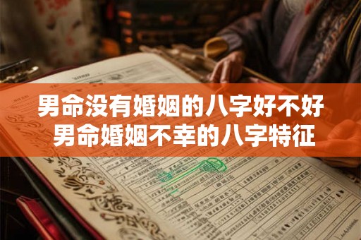 男命没有婚姻的八字好不好 男命婚姻不幸的八字特征 男命没有婚姻的八字好不好 男命婚姻不幸的八字特征