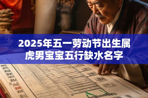 2025年五一劳动节出生属虎男宝宝五行缺水名字