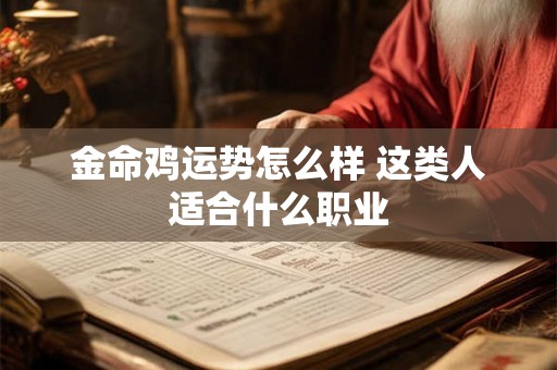 金命鸡运势怎么样 这类人适合什么职业 金命鸡运势怎么样 这类人适合什么职业