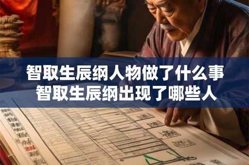 智取生辰纲人物做了什么事 智取生辰纲出现了哪些人物 智取生辰纲人物做了什么事 智取生辰纲出现了哪些人物
