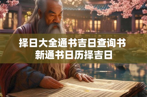 择日大全通书吉日查询书 新通书日历择吉日 择日大全通书吉日查询书 新通书日历择吉日