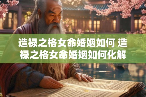 造禄之格女命婚姻如何 造禄之格女命婚姻如何化解 造禄之格女命婚姻如何 造禄之格女命婚姻如何化解