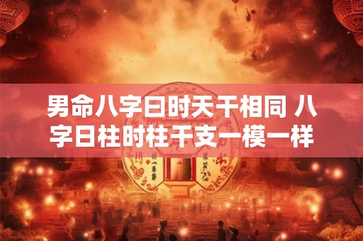 男命八字曰时天干相同 八字日柱时柱干支一模一样 男命八字曰时天干相同 八字日柱时柱干支一模一样