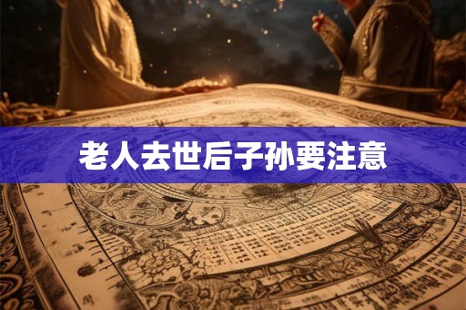 老人去世后子孙要注意 老人去世后子孙要注意