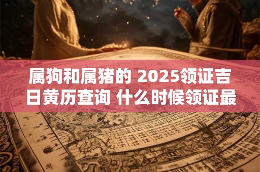 属狗和属猪的 2025领证吉日黄历查询 什么时候领证最吉利 属狗和属猪的 2025领证吉日黄历查询 什么时候领证最吉利