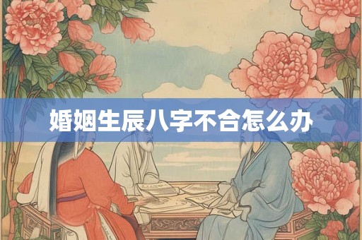 婚姻生辰八字不合怎么办 婚姻生辰八字不合怎么办