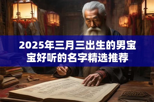 2025年三月三出生的男宝宝好听的名字精选推荐 2025年三月三出生的男宝宝好听的名字精选推荐