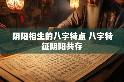 阴阳相生的八字特点 八字特征阴阳共存