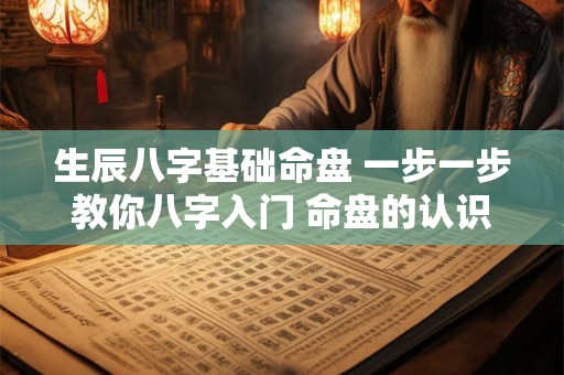 生辰八字基础命盘 一步一步教你八字入门 命盘的认识 生辰八字基础命盘 一步一步教你八字入门 命盘的认识