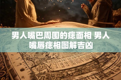 男人嘴巴周围的痣面相 男人嘴唇痣相图解吉凶 男人嘴巴周围的痣面相 男人嘴唇痣相图解吉凶