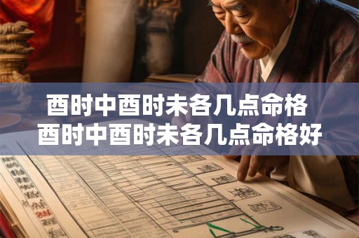 酉时中酉时未各几点命格 酉时中酉时未各几点命格好 酉时中酉时未各几点命格 酉时中酉时未各几点命格好