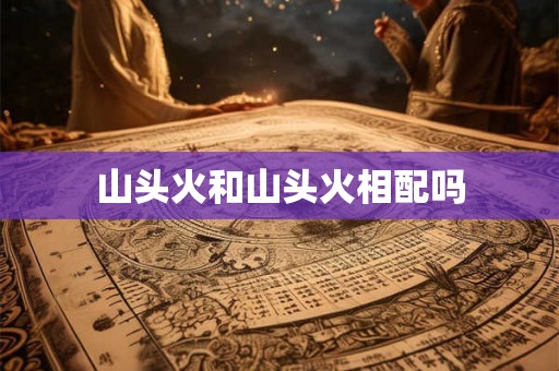 山头火和山头火相配吗 山头火和山头火相配吗