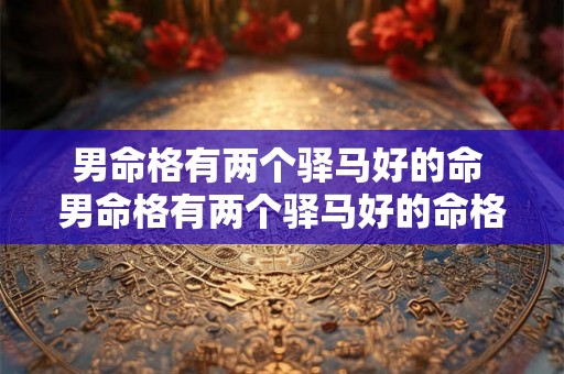 男命格有两个驿马好的命 男命格有两个驿马好的命格是什么 男命格有两个驿马好的命 男命格有两个驿马好的命格是什么