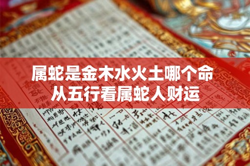 属蛇是金木水火土哪个命 从五行看属蛇人财运 属蛇是金木水火土哪个命 从五行看属蛇人财运