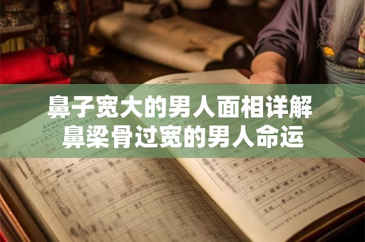 鼻子宽大的男人面相详解 鼻梁骨过宽的男人命运 鼻子宽大的男人面相详解 鼻梁骨过宽的男人命运