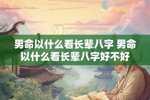 男命以什么看长辈八字 男命以什么看长辈八字好不好 男命以什么看长辈八字 男命以什么看长辈八字好不好