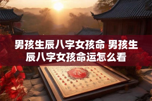 男孩生辰八字女孩命 男孩生辰八字女孩命运怎么看
