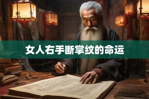 女人右手断掌纹的命运 女人右手断掌纹的命运