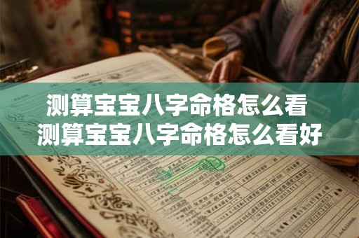 测算宝宝八字命格怎么看 测算宝宝八字命格怎么看好坏 测算宝宝八字命格怎么看 测算宝宝八字命格怎么看好坏