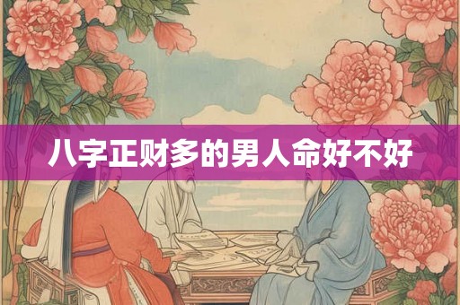八字正财多的男人命好不好 八字正财多的男人命好不好