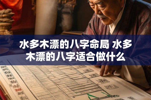 水多木漂的八字命局 水多木漂的八字适合做什么