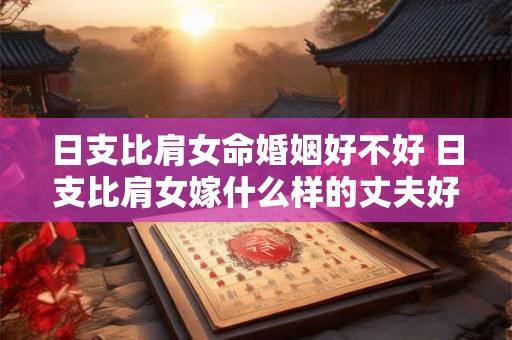 日支比肩女命婚姻好不好 日支比肩女嫁什么样的丈夫好 日支比肩女命婚姻好不好 日支比肩女嫁什么样的丈夫好