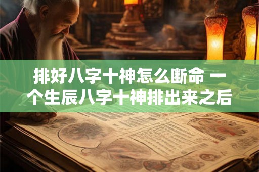 排好八字十神怎么断命 一个生辰八字十神排出来之后怎么看 排好八字十神怎么断命 一个生辰八字十神排出来之后怎么看