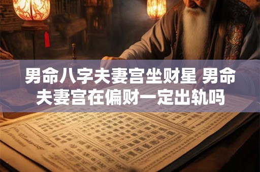 男命八字夫妻宫坐财星 男命夫妻宫在偏财一定出轨吗 男命八字夫妻宫坐财星 男命夫妻宫在偏财一定出轨吗