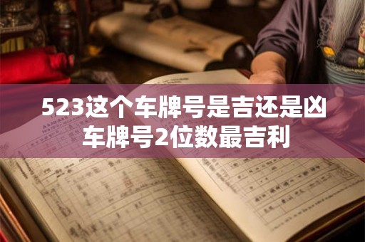 523这个车牌号是吉还是凶 车牌号2位数最吉利 523这个车牌号是吉还是凶 车牌号2位数最吉利