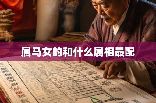 属马女的和什么属相最配