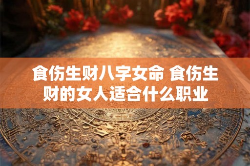 食伤生财八字女命 食伤生财的女人适合什么职业 食伤生财八字女命 食伤生财的女人适合什么职业