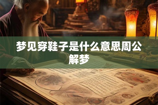 梦见穿鞋子是什么意思周公解梦 梦见穿鞋子是什么意思周公解梦