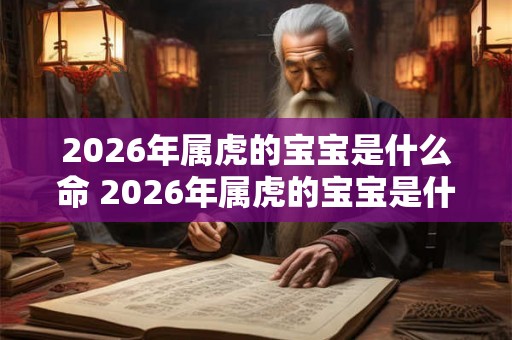 2026年属虎的宝宝是什么命 2026年属虎的宝宝是什么命运 2026年属虎的宝宝是什么命 2026年属虎的宝宝是什么命运
