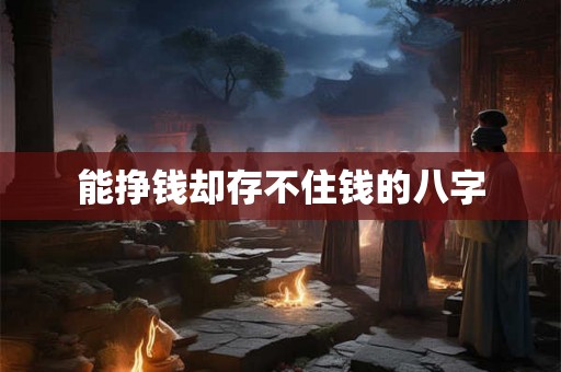 能挣钱却存不住钱的八字 能挣钱却存不住钱的八字